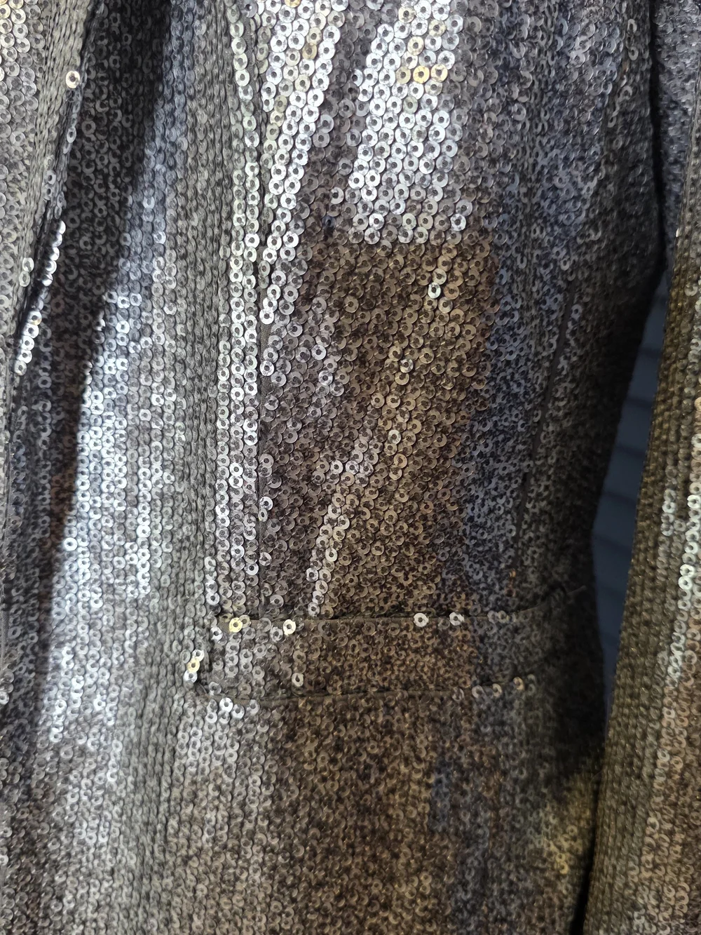 ✨ MICHAEL Michael Kors Silver Sequin Blazer Jacket -